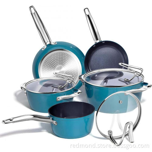 8 Piece Nonstick Cookware Set CS004